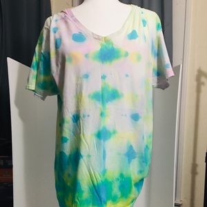 Messy tie dye